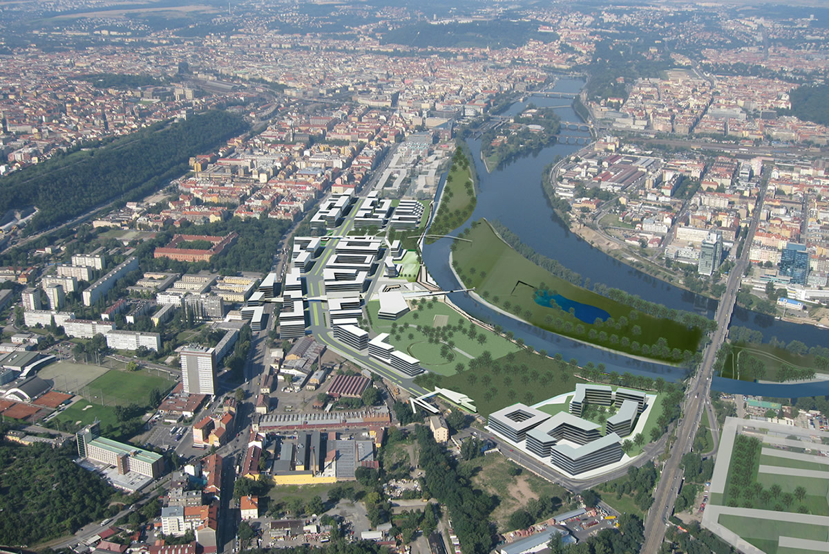 Rohansky Ostrov Masterplan, Prague, Czech Republic